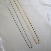 Maeve // Box Chain Layering Necklace