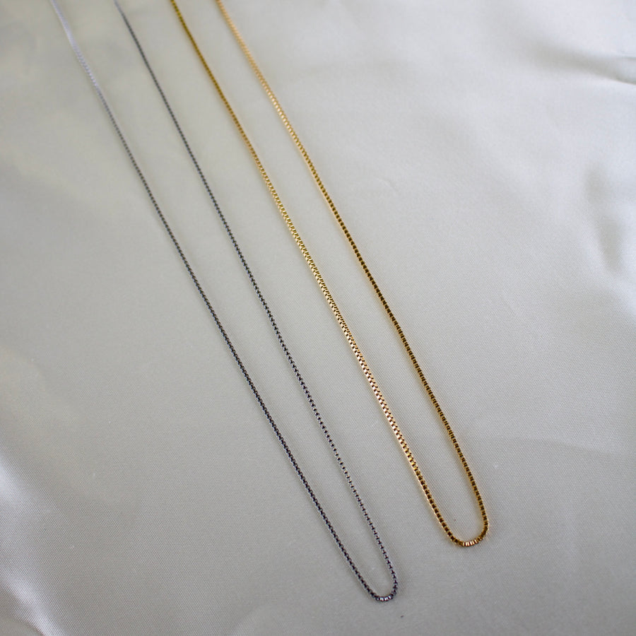 Maeve // Box Chain Layering Necklace