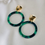 Delilah // Circular Acetate Earrings