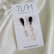 Etta // Large Colourful Glass Stud Earring