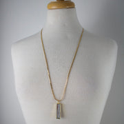 N12 - Crazy Agate Bar Necklace