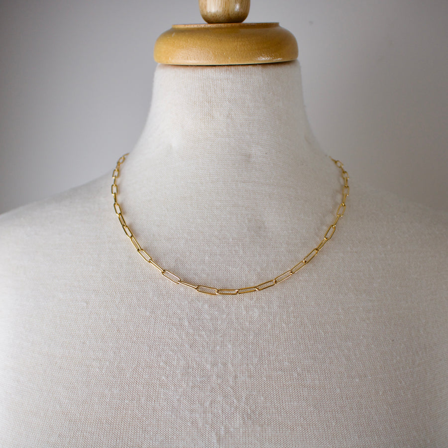 Carmen // Paperclip Chain Necklace