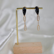 Etta // Large Colourful Glass Stud Earring