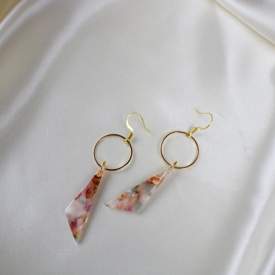 Liv // Tropicana Triangle Earrings