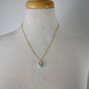 N9 - Dainty Amazonite Bullet Point Necklace