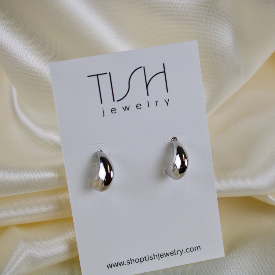 Cove // Crescent Stud Earrings