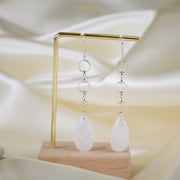 Eden // Teardrop Quartz Statement Earrings
