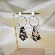 Elsie // Multicolour Coffin Charm Earrings