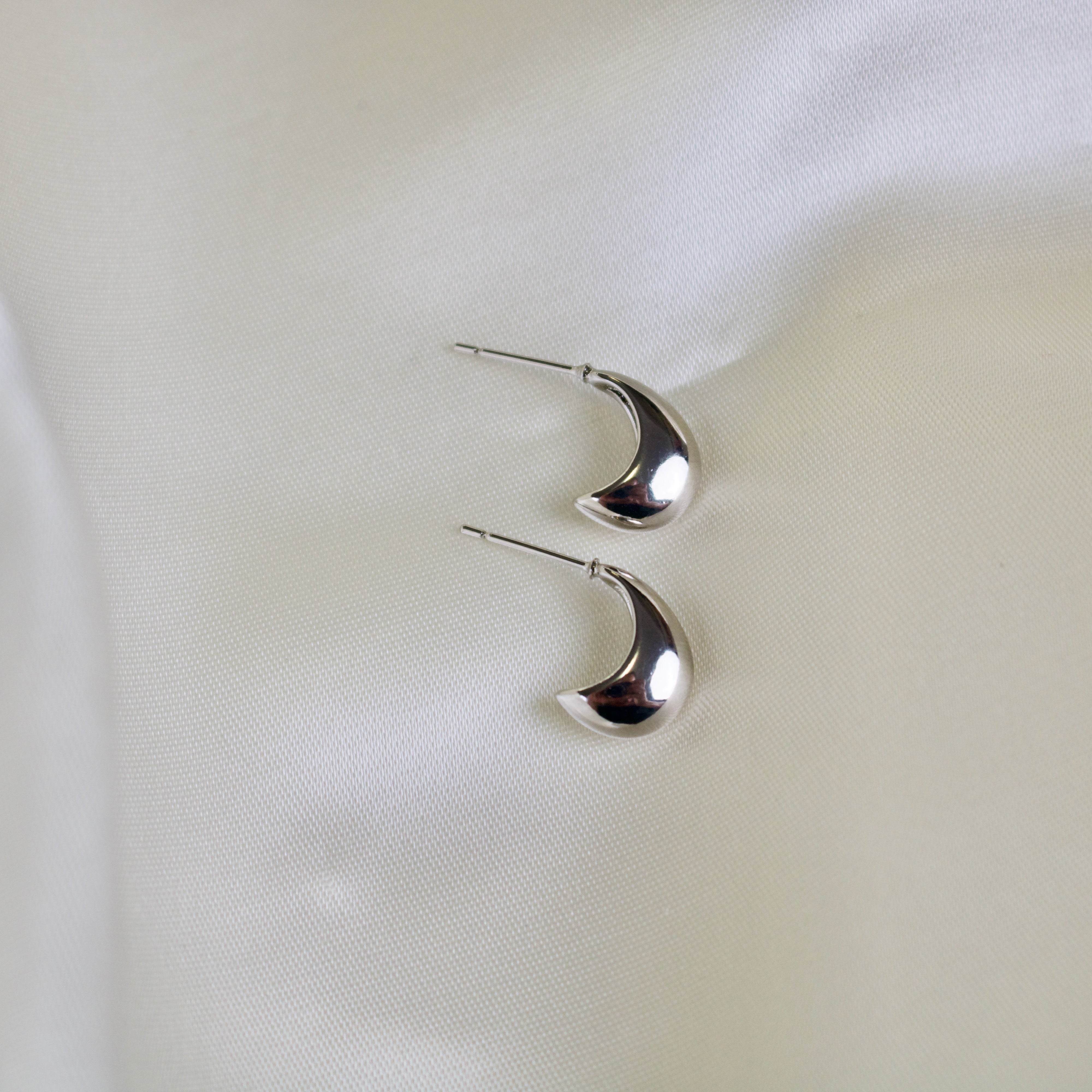 Cove // Crescent Stud Earrings