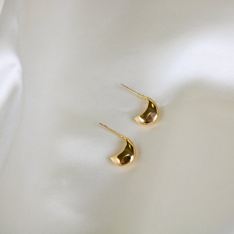Cove // Crescent Stud Earrings