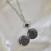 Paloma // Labradorite Locket Necklace