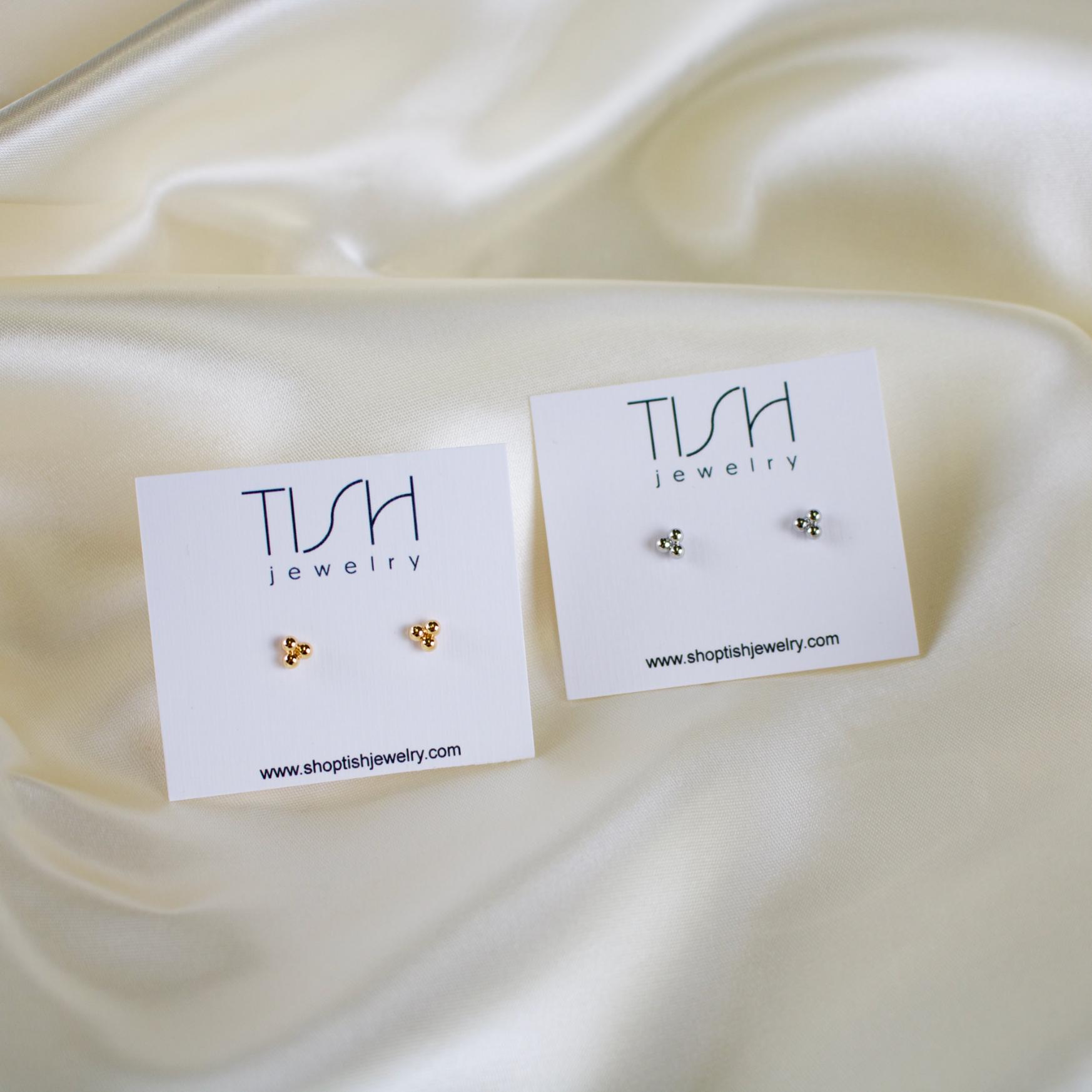 Trinity // 3 Ball Triangle Stud
