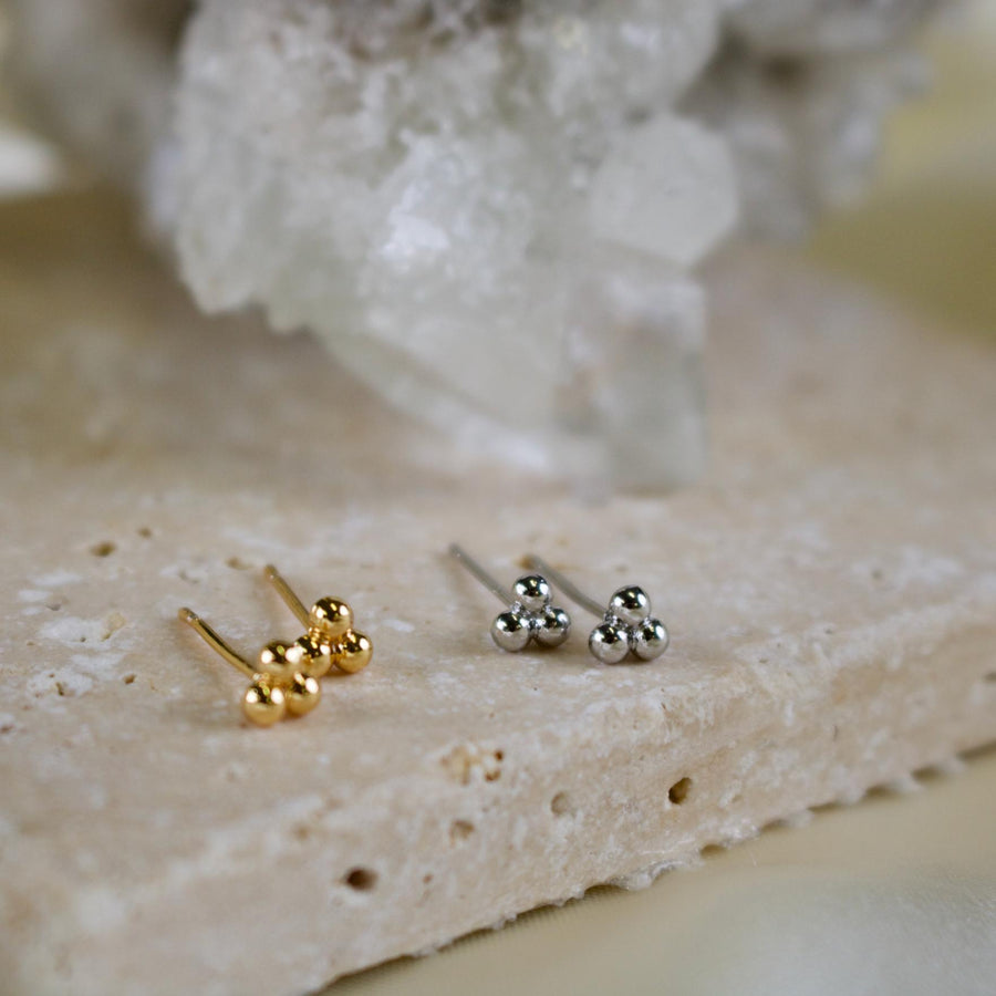 Trinity // 3 Ball Triangle Stud