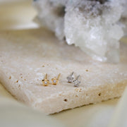 Etoile // CZ Heart Studs