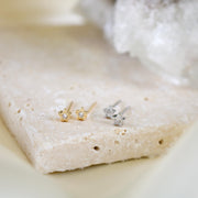 Etoile // CZ Heart Studs