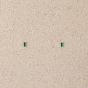 Rema // Emerald Green Rhinestone Studs