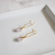 Skye // Rose Quartz Earrings