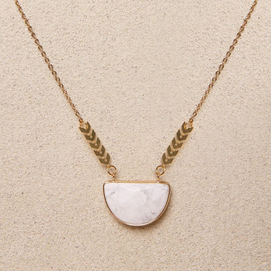 Harlow // Howlite Necklace
