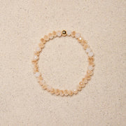 Edie // Vintage Peach Crystal Bracelet