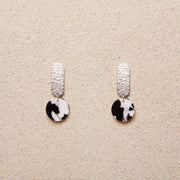Tessa // Black and White Earrings