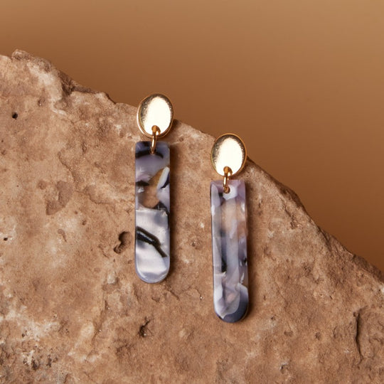 Tenille // Acetate Bar Earrings