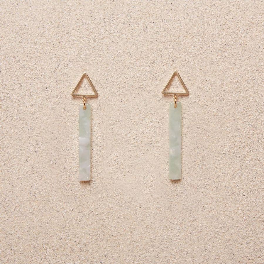 Lina // Geometric Acetate Earrings