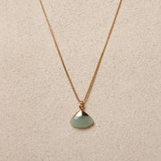 Remi // Adjustable Green Aventurine Necklace