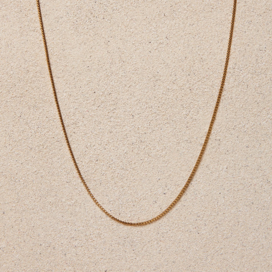 Maeve // Box Chain Layering Necklace
