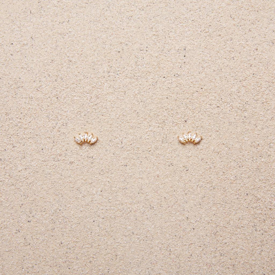 Iris // Horse Eye Stud Earrings